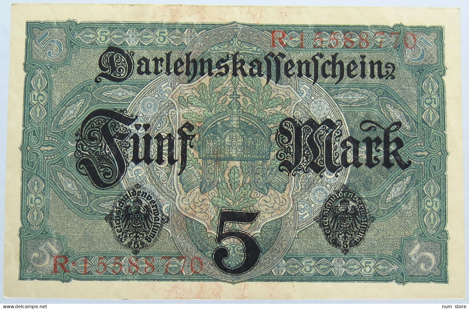 GERMANY 5 MARK 1917 #alb004 0335 - 5 Mark