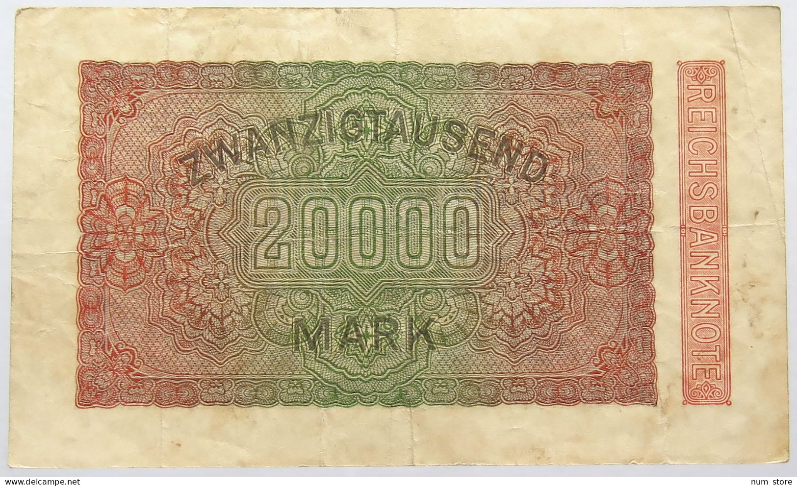 GERMANY 20000 MARK 1923 #alb066 0195 - 20.000 Mark