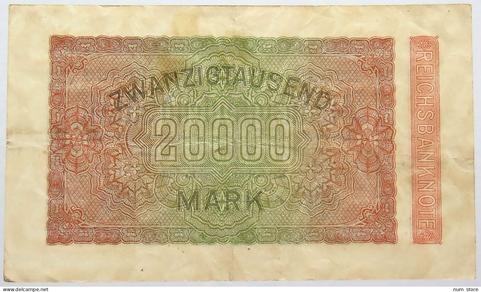 GERMANY 20000 MARK 1923 #alb066 0199 - 20000 Mark