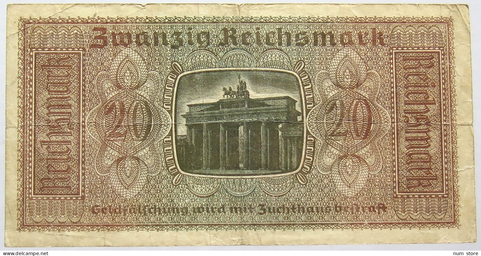 GERMANY 20 REICHSMARK 1940 #alb067 0317 - 20 Reichsmark