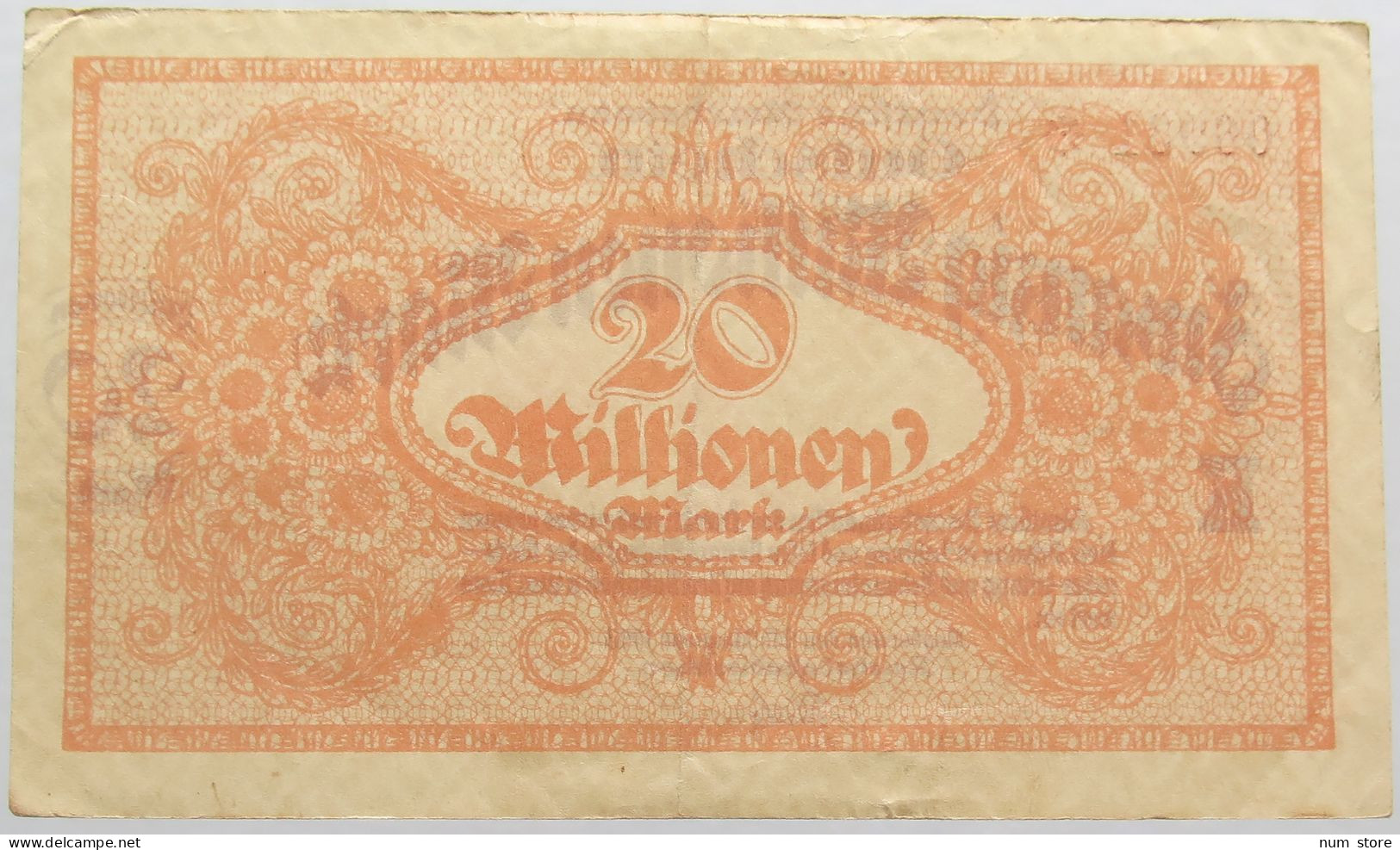 GERMANY 20 MILLIONEN MARK 1923 REICHSBAHN #alb004 0461 - 20 Mio. Mark