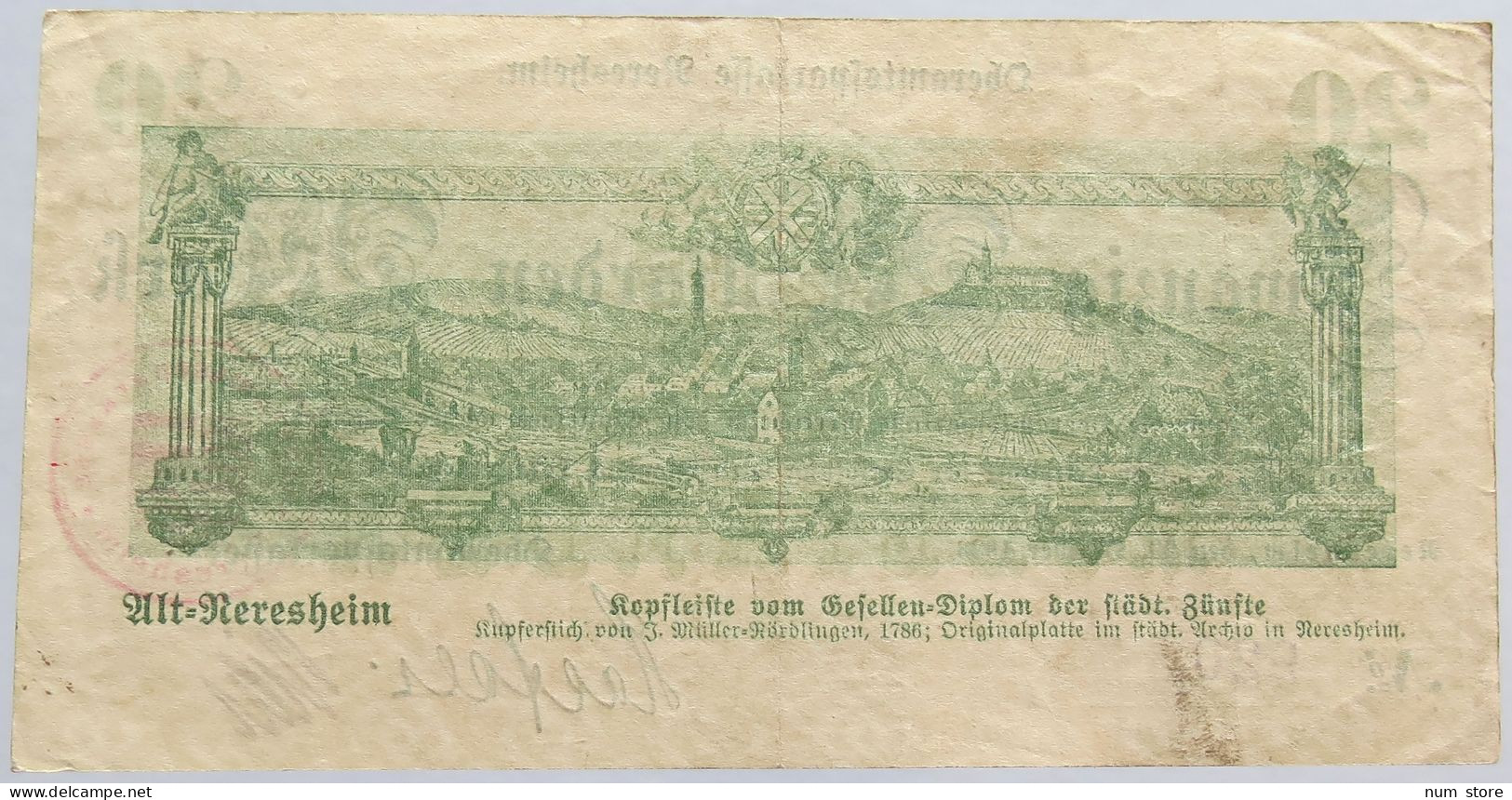 GERMANY 20 MILLIARDEN MARK NERESHEIM #alb002 0327 - 20 Mrd. Mark