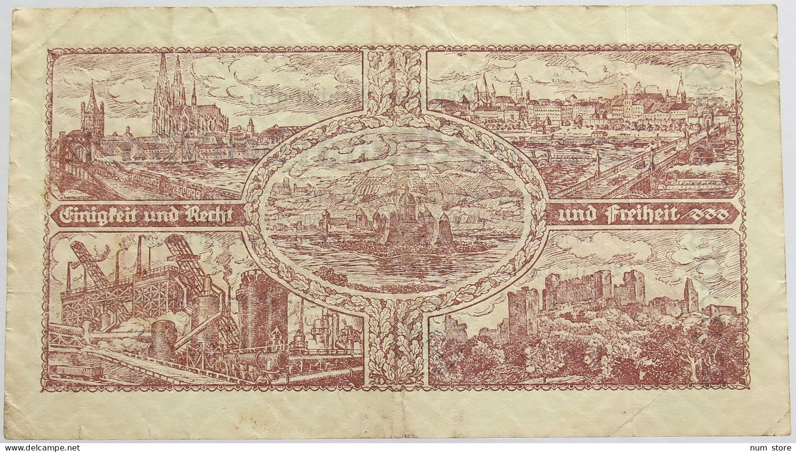 GERMANY 20 MILLIARDEN MARK 1923 REICHSBAHN #alb012 0071 - 20 Miljard Mark