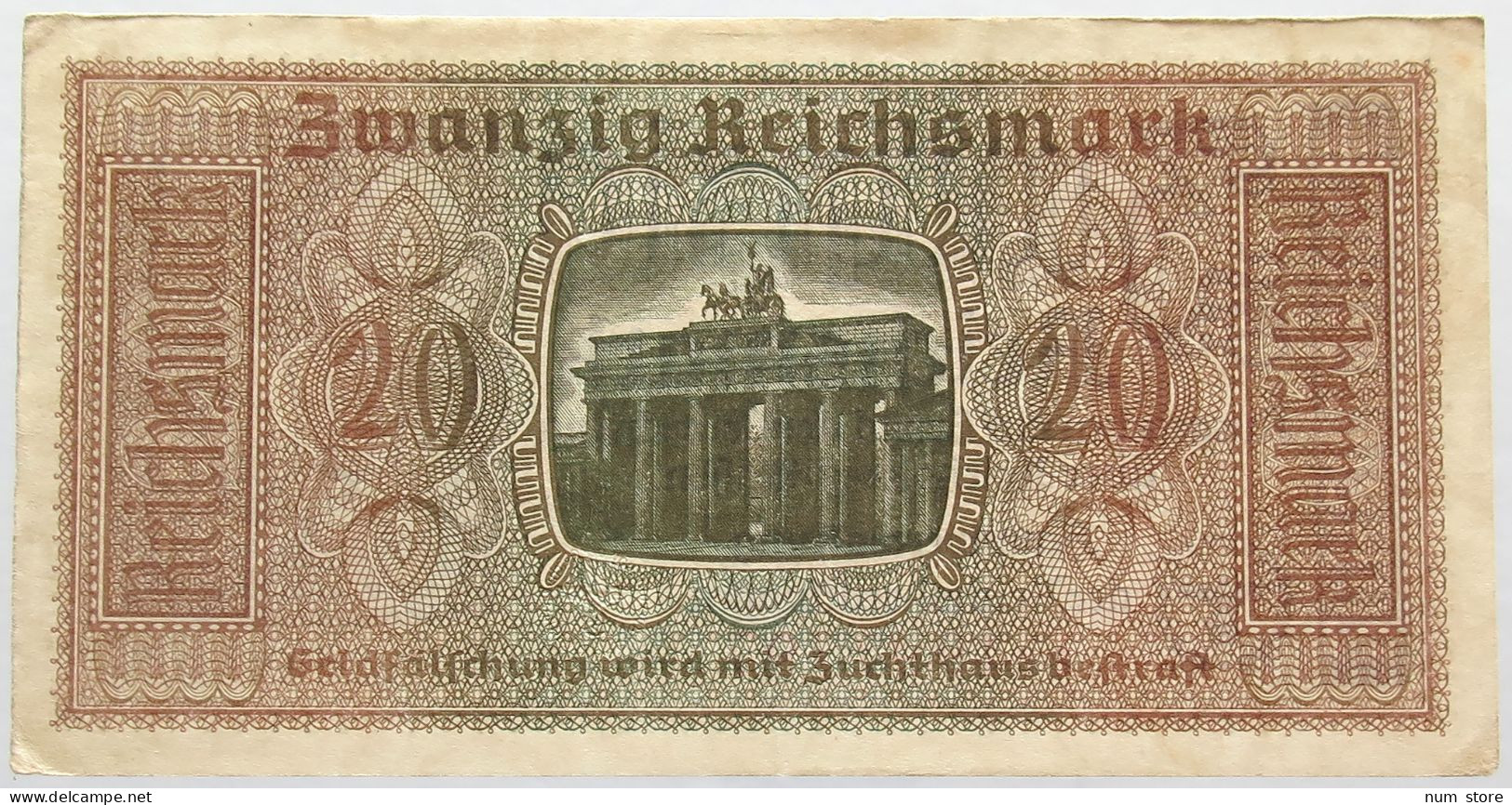 GERMANY 20 MARK DRITTES REICH #alb016 0059 - 20 Reichsmark