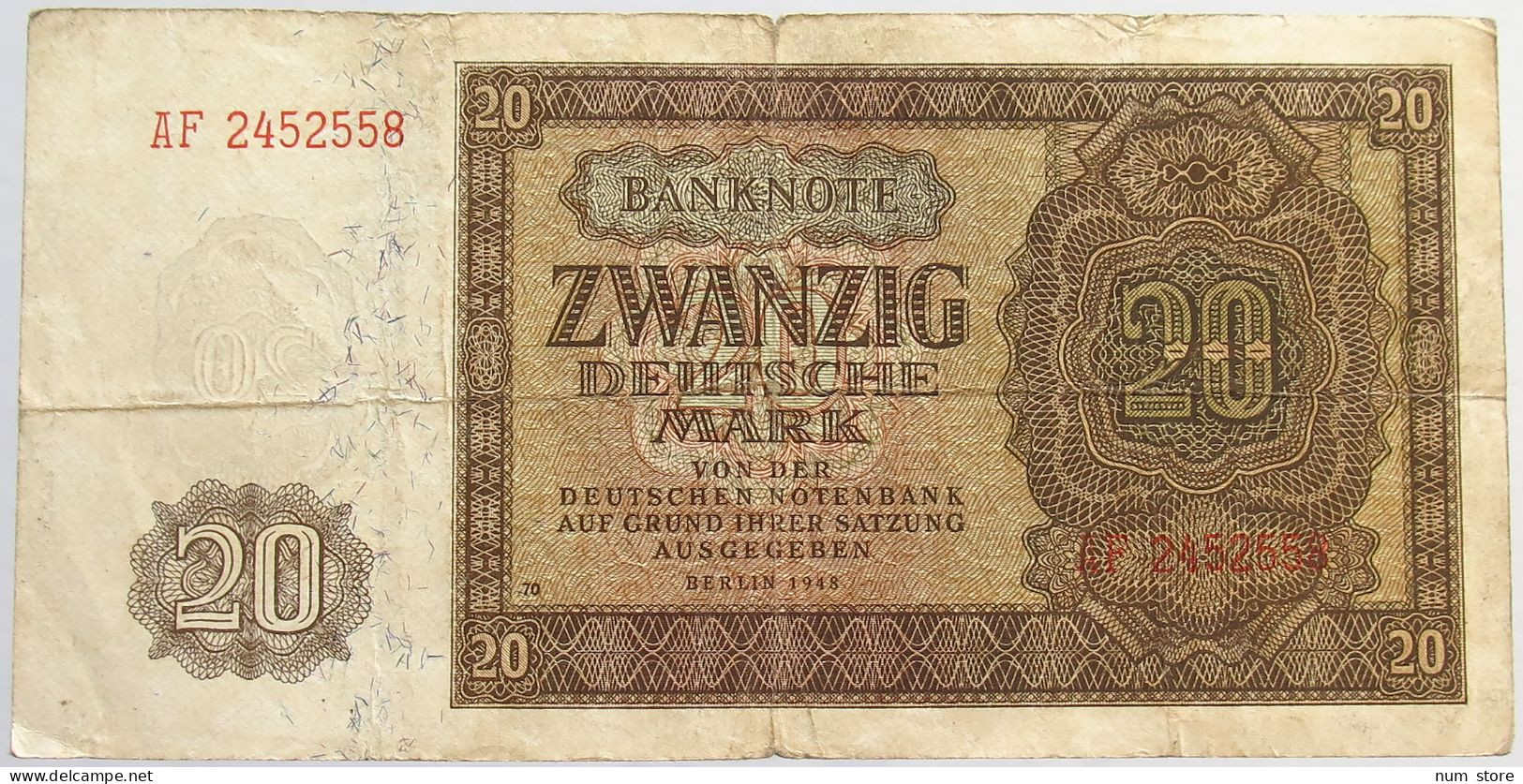 GERMANY 20 MARK 1948 #alb068 0133 - 20 Mark