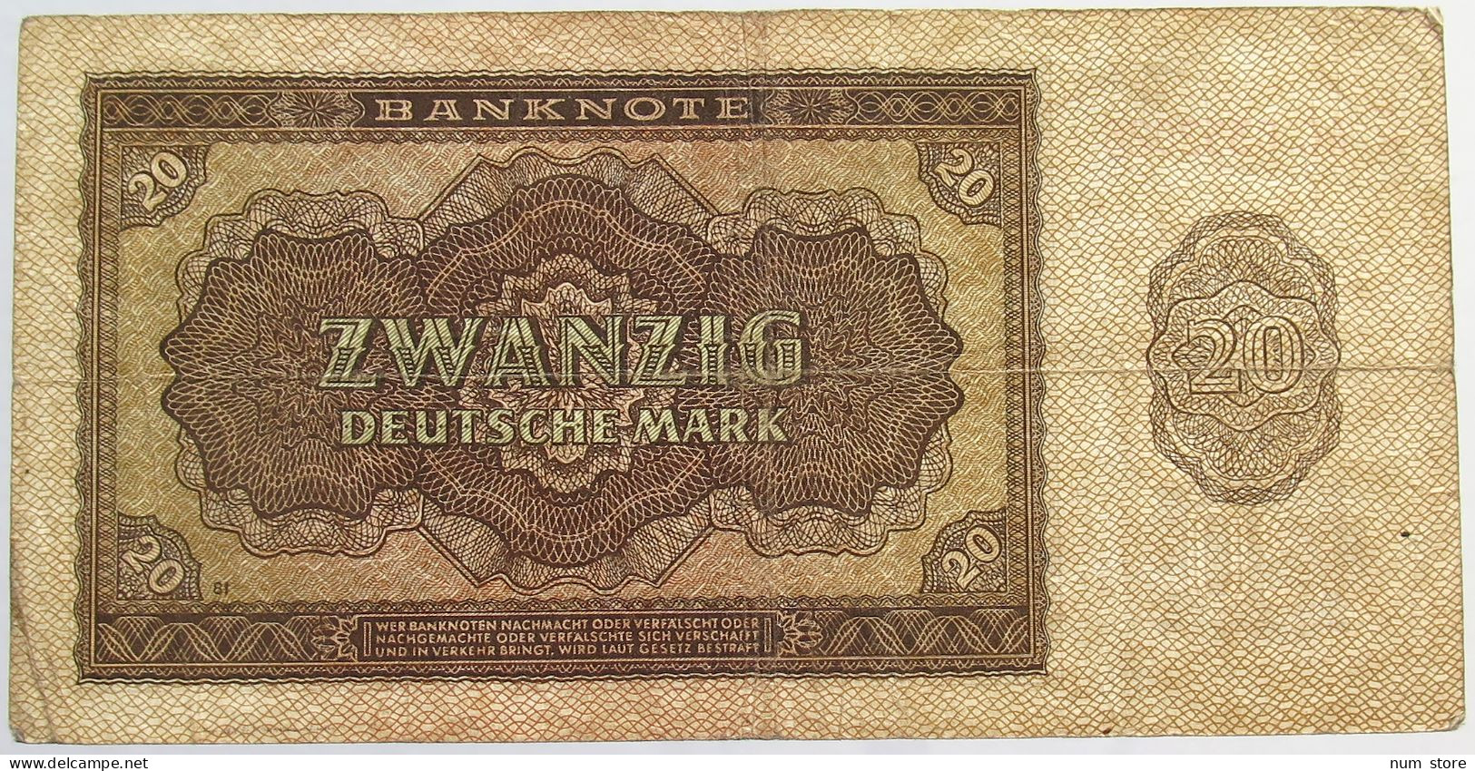 GERMANY 20 MARK 1948 #alb068 0131 - 20 Mark