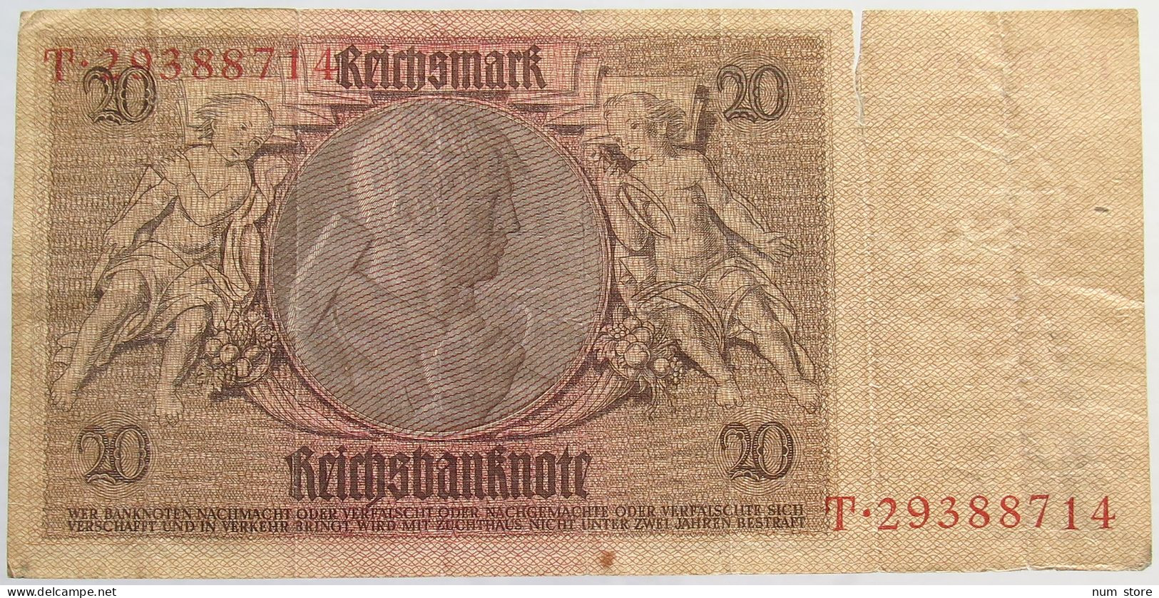 GERMANY 20 MARK 1929 #alb068 0125 - 20 Mark