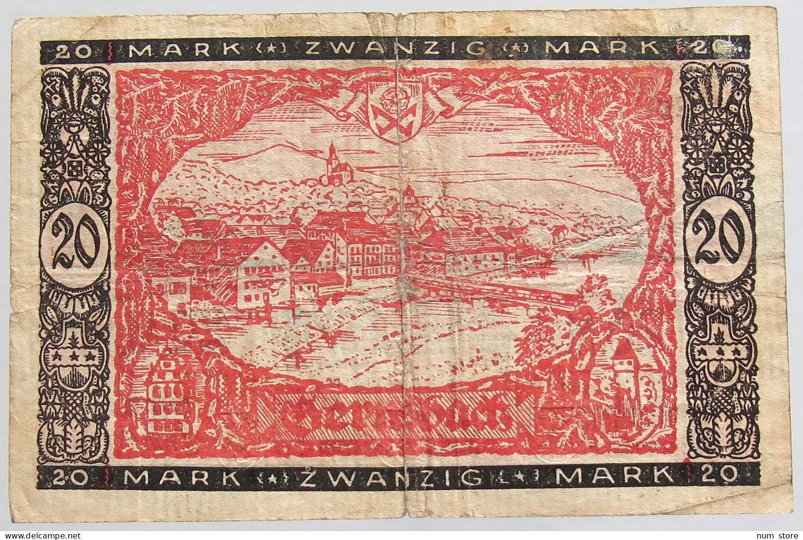 GERMANY 20 MARK 1922 GAGGENAU #alb012 0049 - 20 Mark