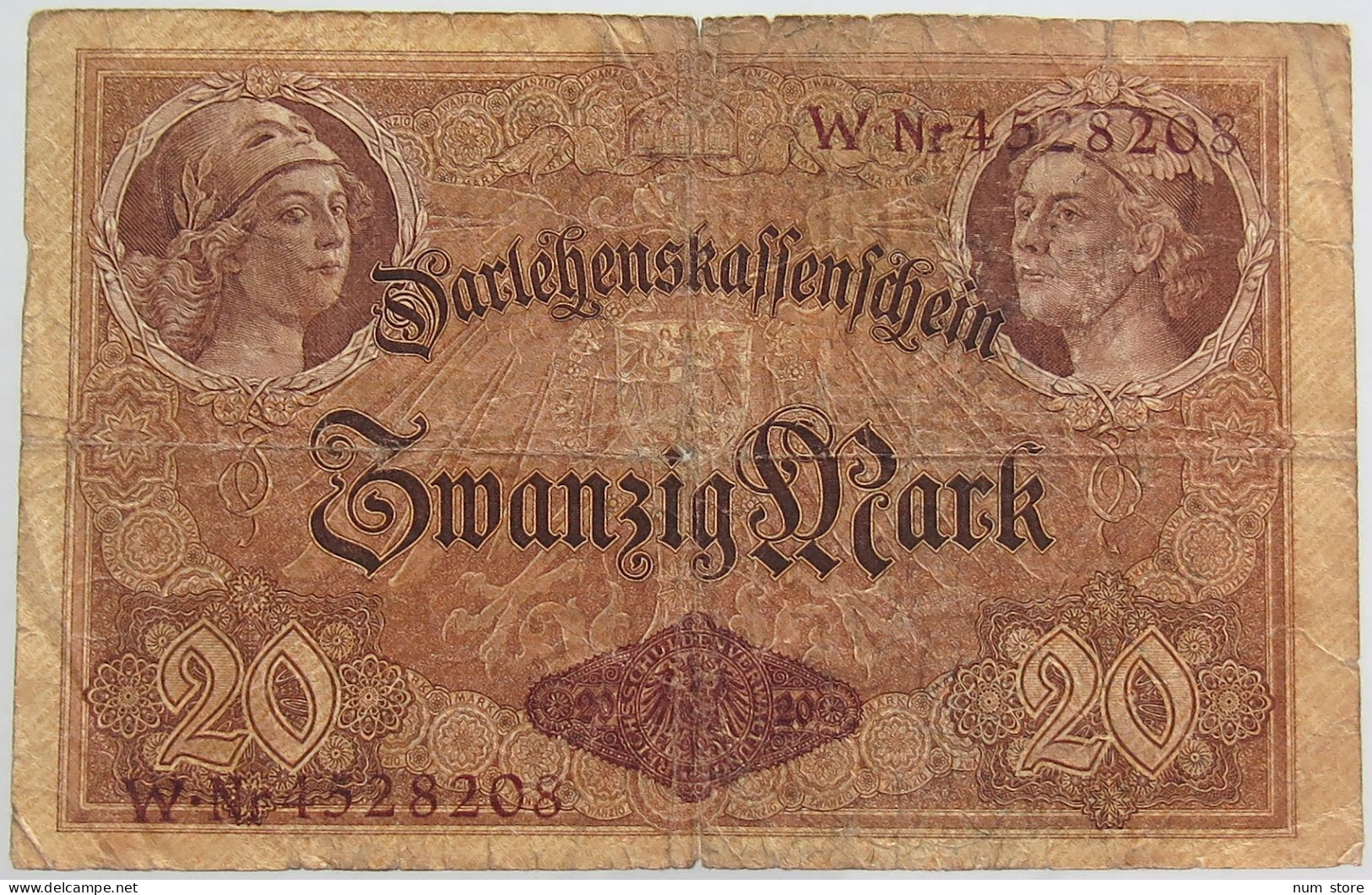 GERMANY 20 MARK 1914 #alb068 0119 - 20 Mark