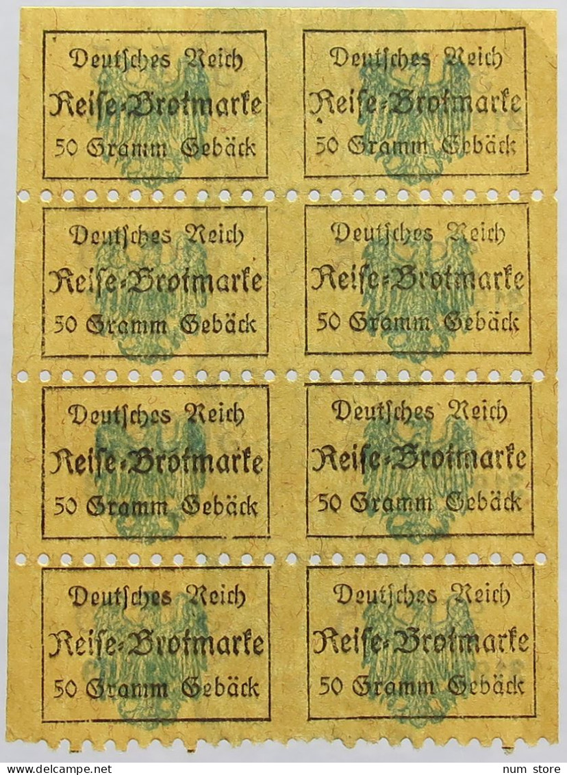 GERMANY BROTKARTE RATION CARD BREAD #alb020 0115 - Other & Unclassified