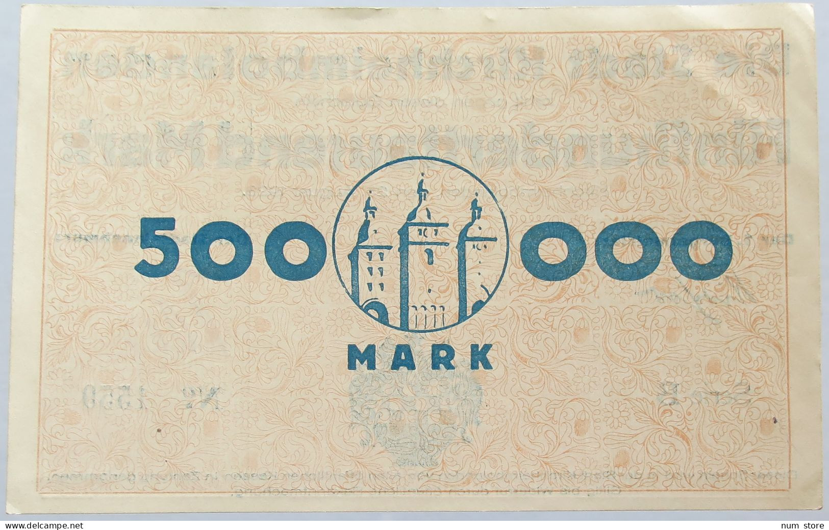 GERMANY 500000 MARK KIRCHHEIMBOLANDEN #alb004 0057 - 500000 Mark