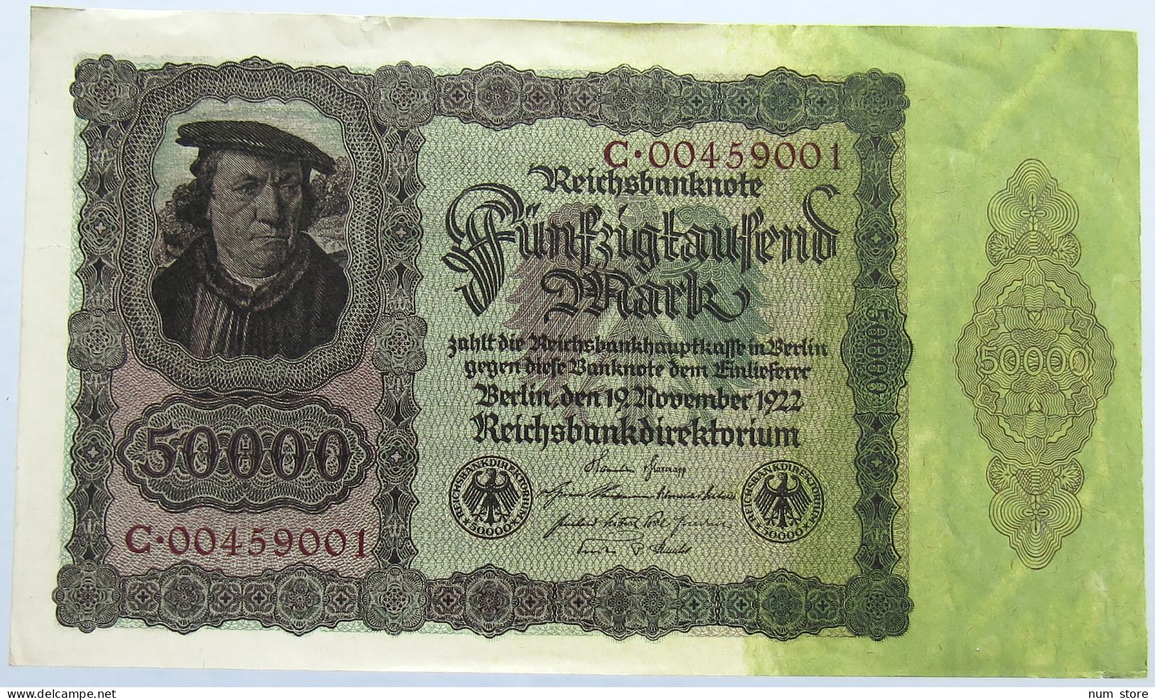 GERMANY 50000 MARK 1923 #alb004 0317 - 50.000 Mark