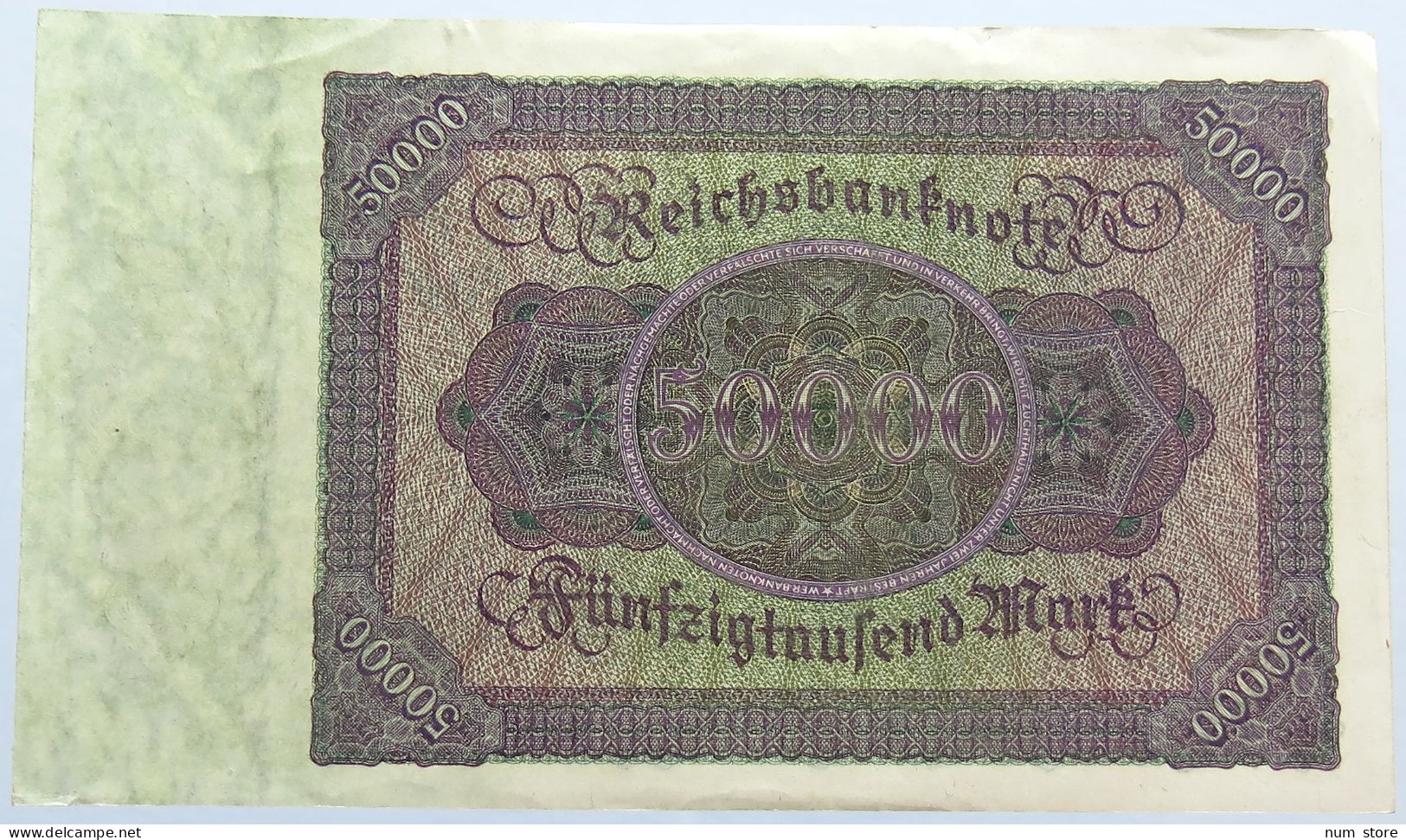 GERMANY 50000 MARK 1923 #alb004 0317 - 50.000 Mark