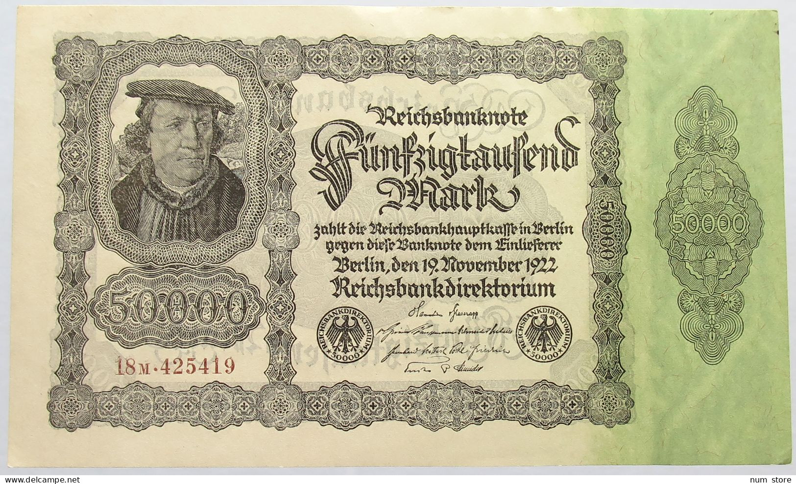 GERMANY 50000 MARK 1922 #alb015 0073 - 50000 Mark
