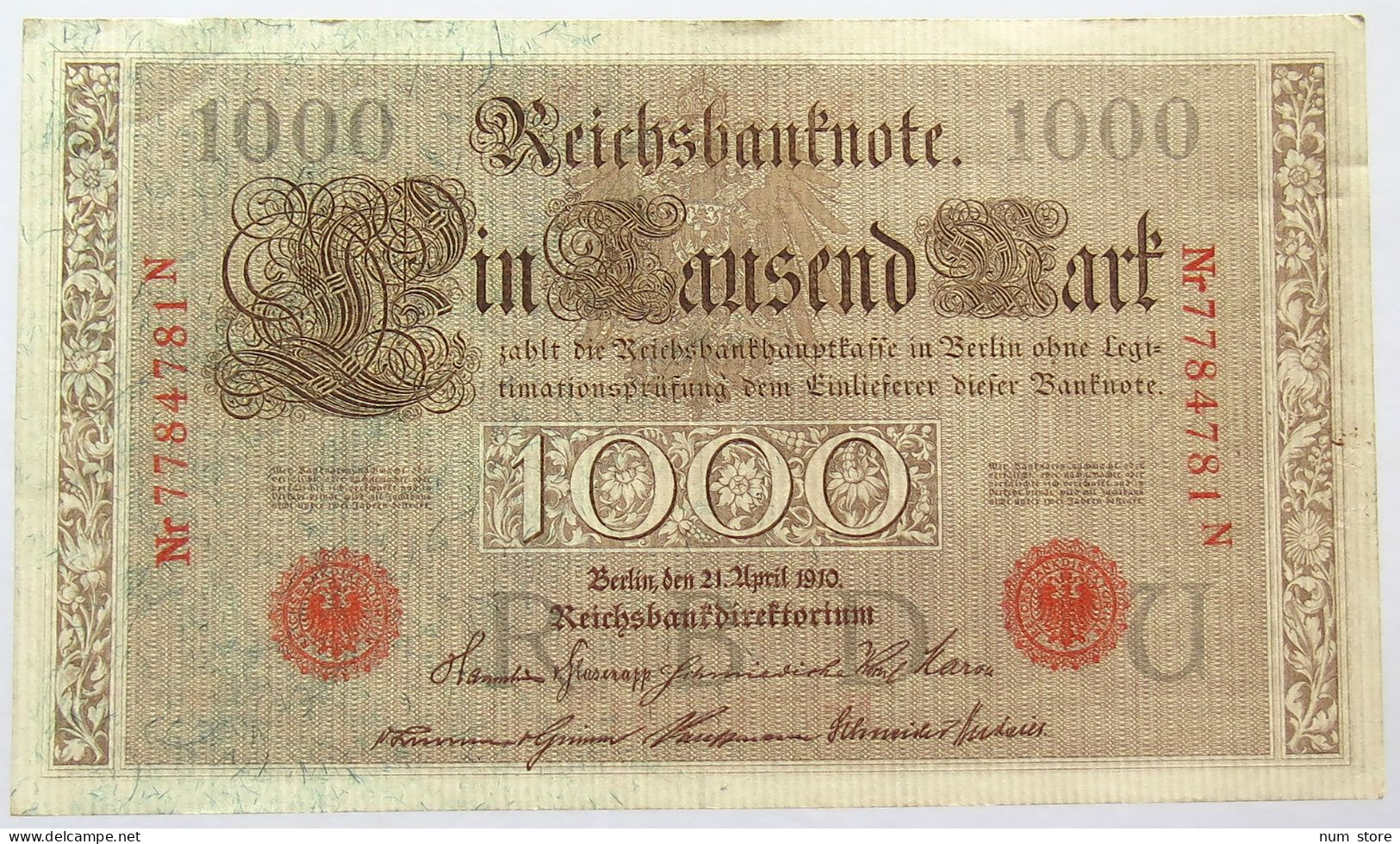 GERMANY 5000 MARK 1922 #alb067 0385 - 5.000 Mark