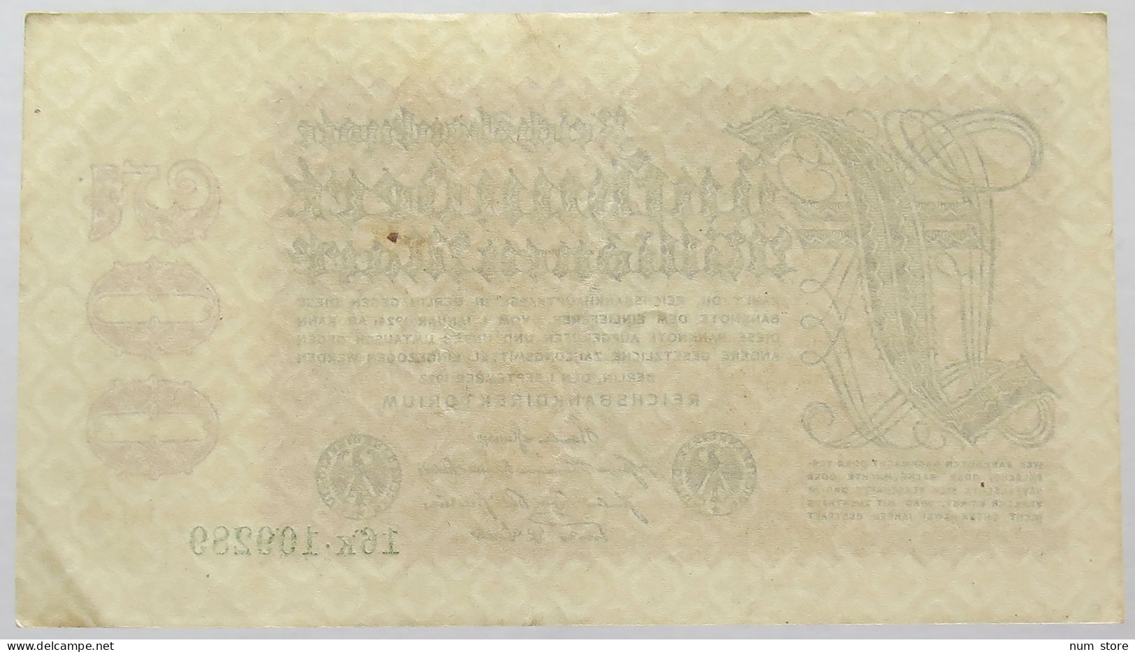GERMANY 500 MARK 1923 #alb017 0035 - 500 Mark