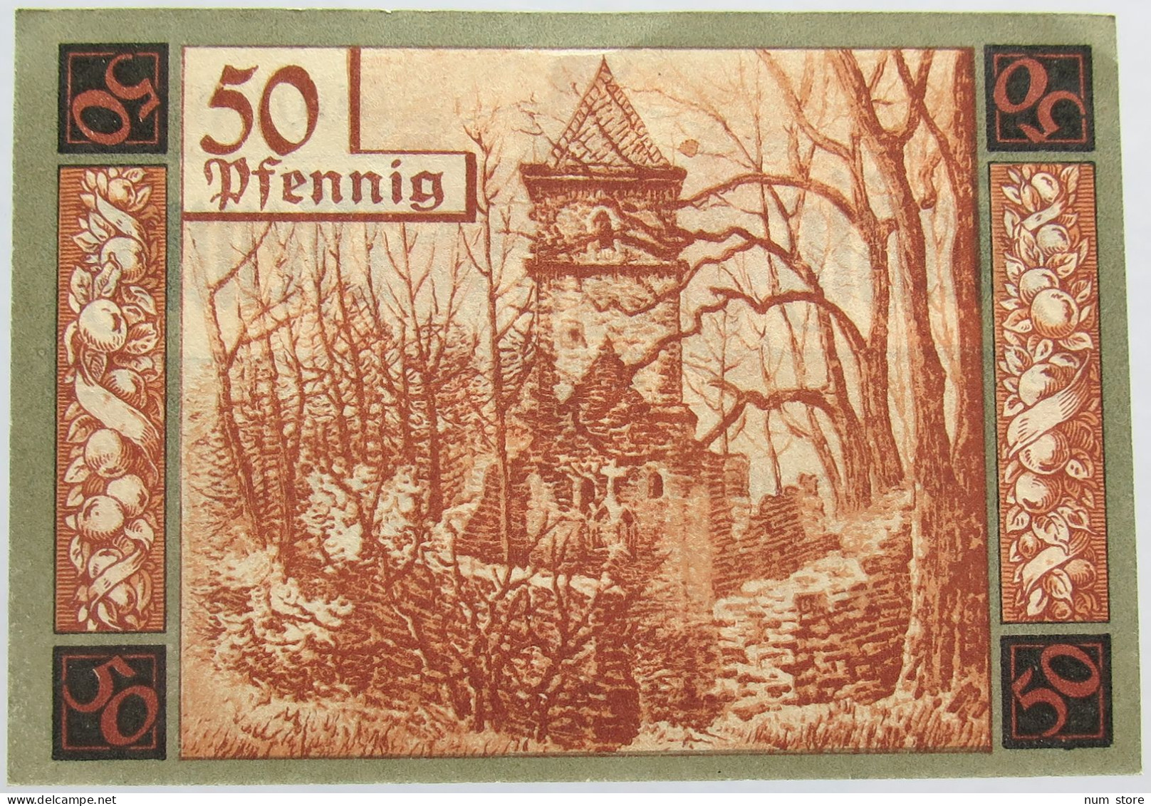 GERMANY 50 PFENNIG WUNSIEDEL 1918 #alb003 0213 - Other & Unclassified