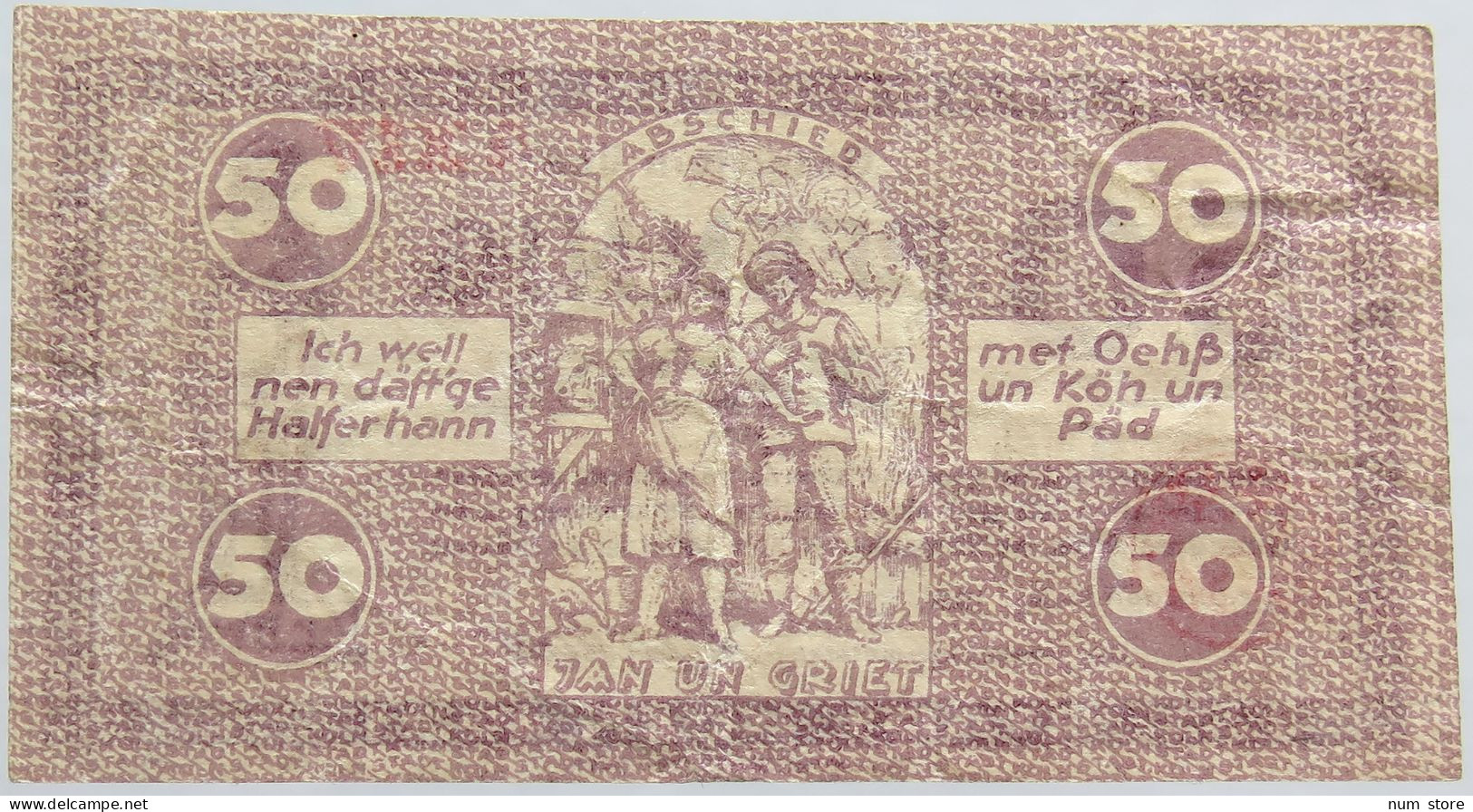 GERMANY 50 PFENNIG 1921 KOLN #alb003 0205 - Autres & Non Classés