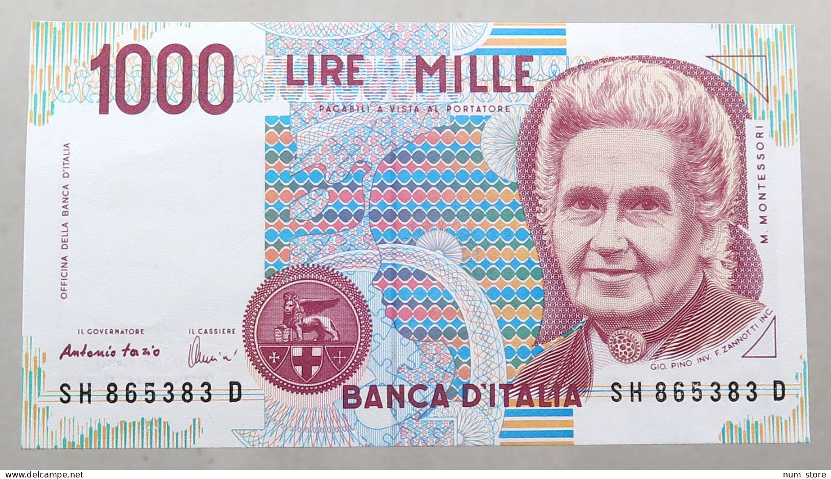 ITALY 1000 LIRE 1990 TOP #alb050 0301 - 1000 Liras