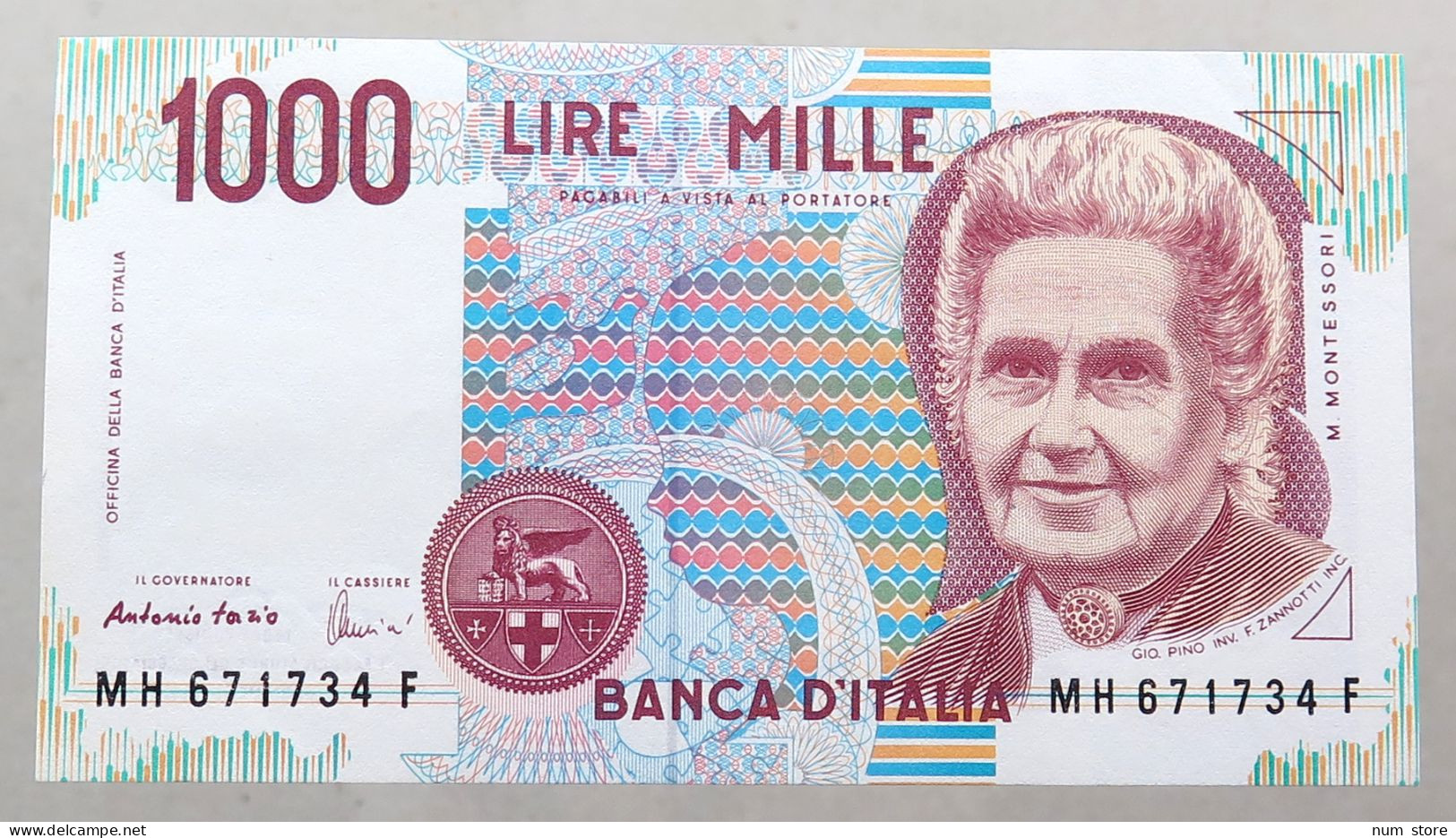 ITALY 1000 LIRE 1990 TOP #alb050 0305 - 1000 Lire