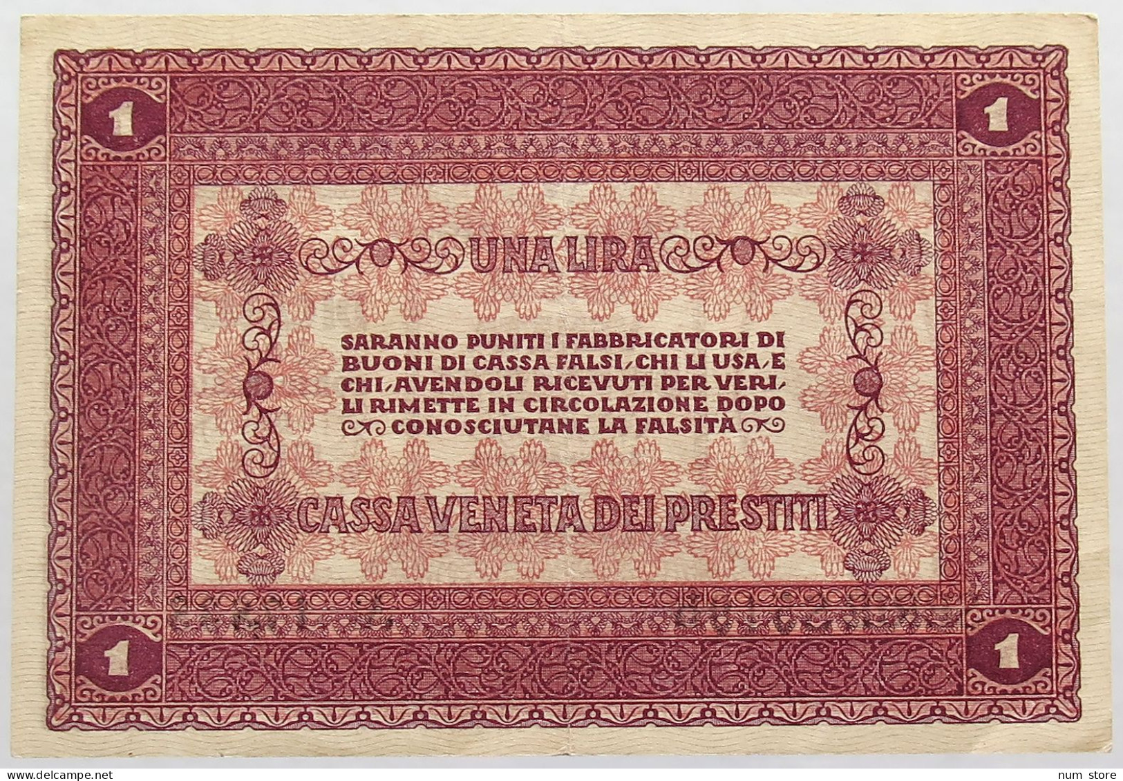 ITALY 1 LIRE 1918 #alb016 0045 - Sonstige & Ohne Zuordnung