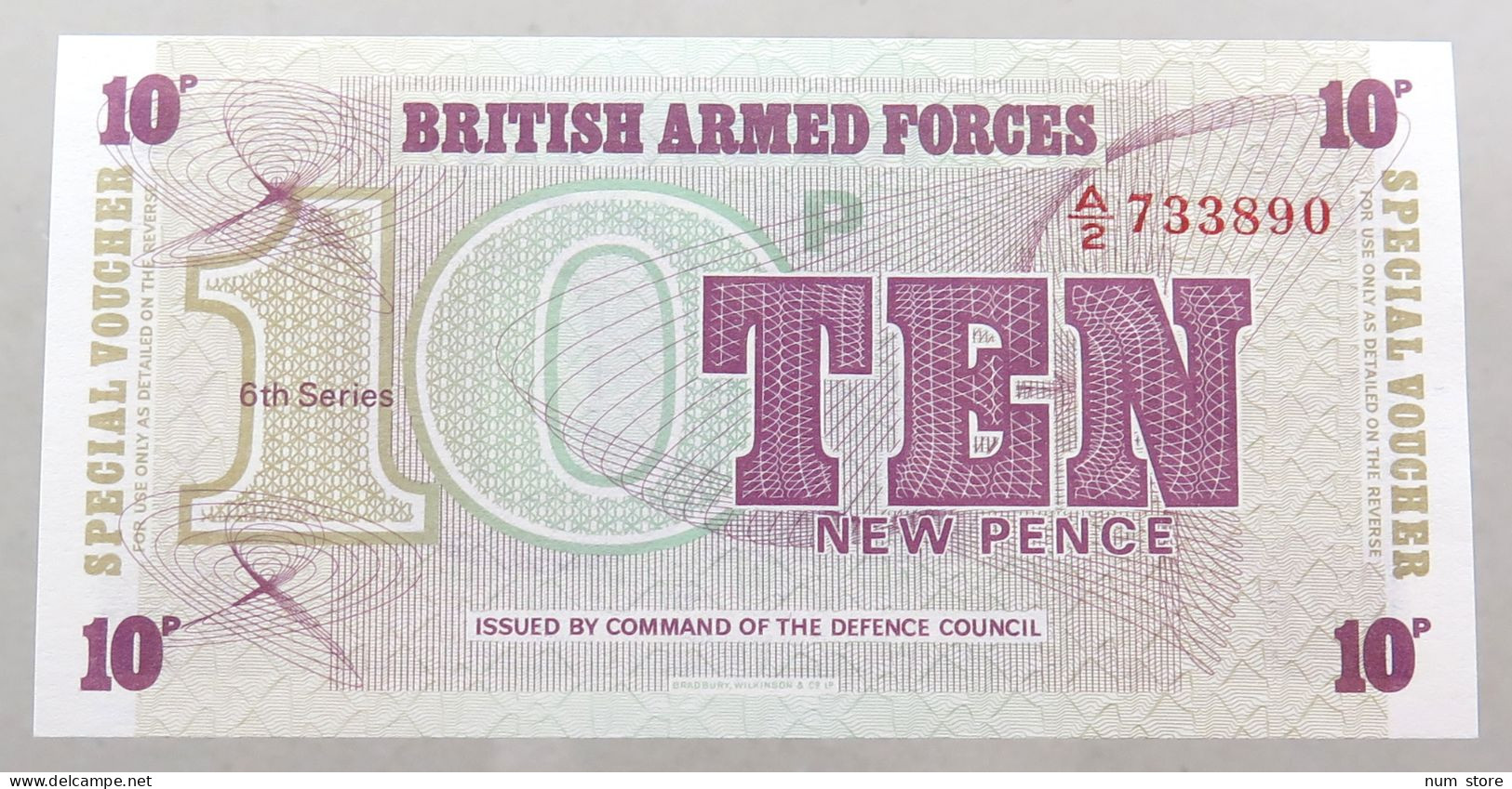 GREAT BRITAIN 10 PENCE BRITISH ARMED FORCES TOP #alb049 0143 - Forze Armate Britanniche & Docuementi Speciali