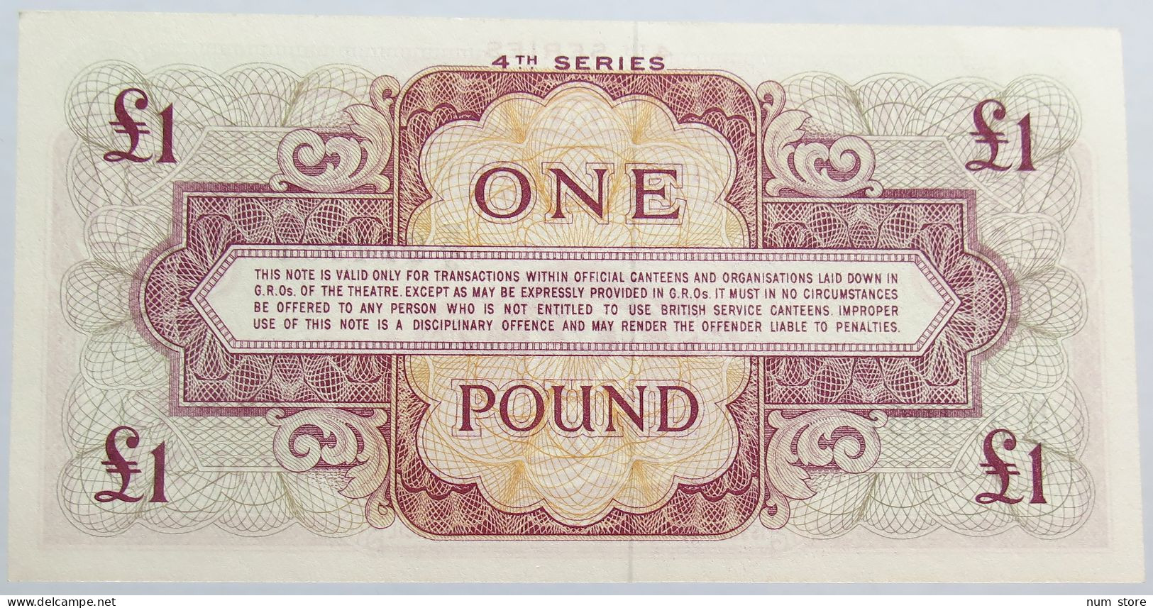 GREAT BRITAIN 1 POUND BRITiHS ARMED FORCES #alb014 0191 - Forze Armate Britanniche & Docuementi Speciali