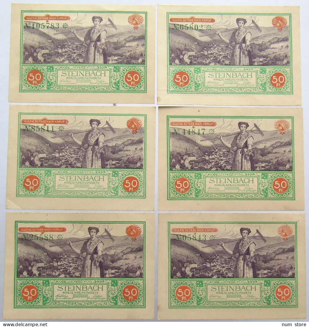GERMANY NOTGELD STEINBACH #alb011 0117 - Other & Unclassified