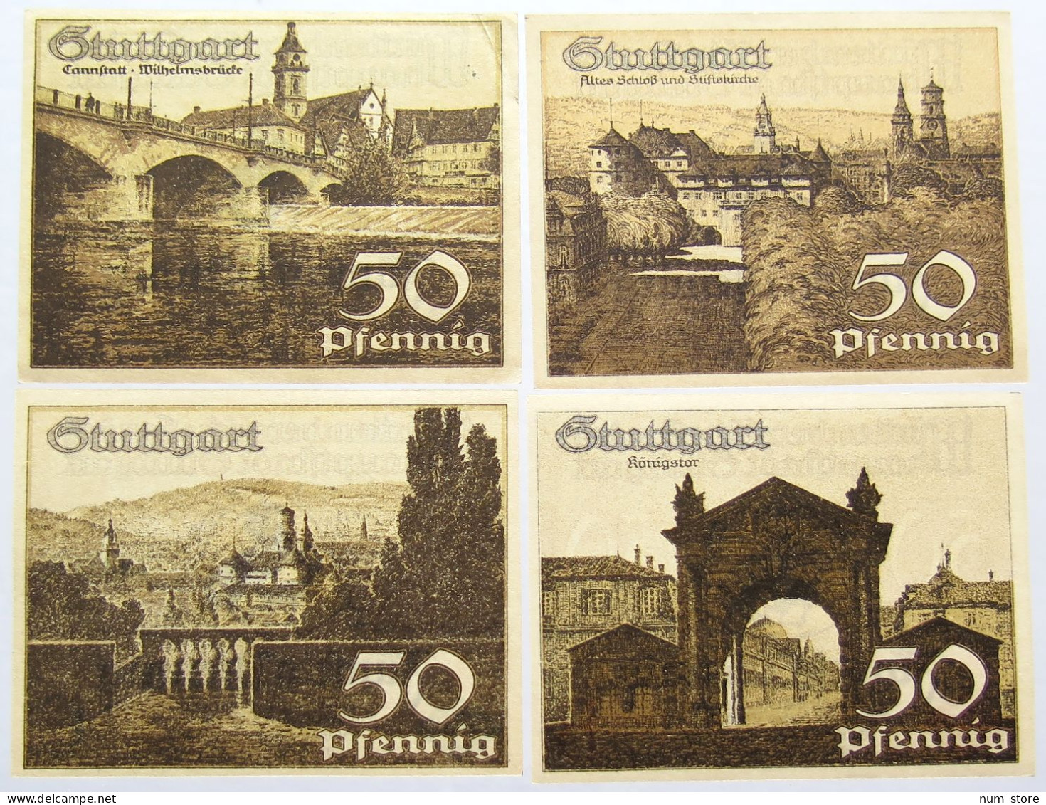 GERMANY NOTGELD STUTTGART #alb011 0107 - Other & Unclassified