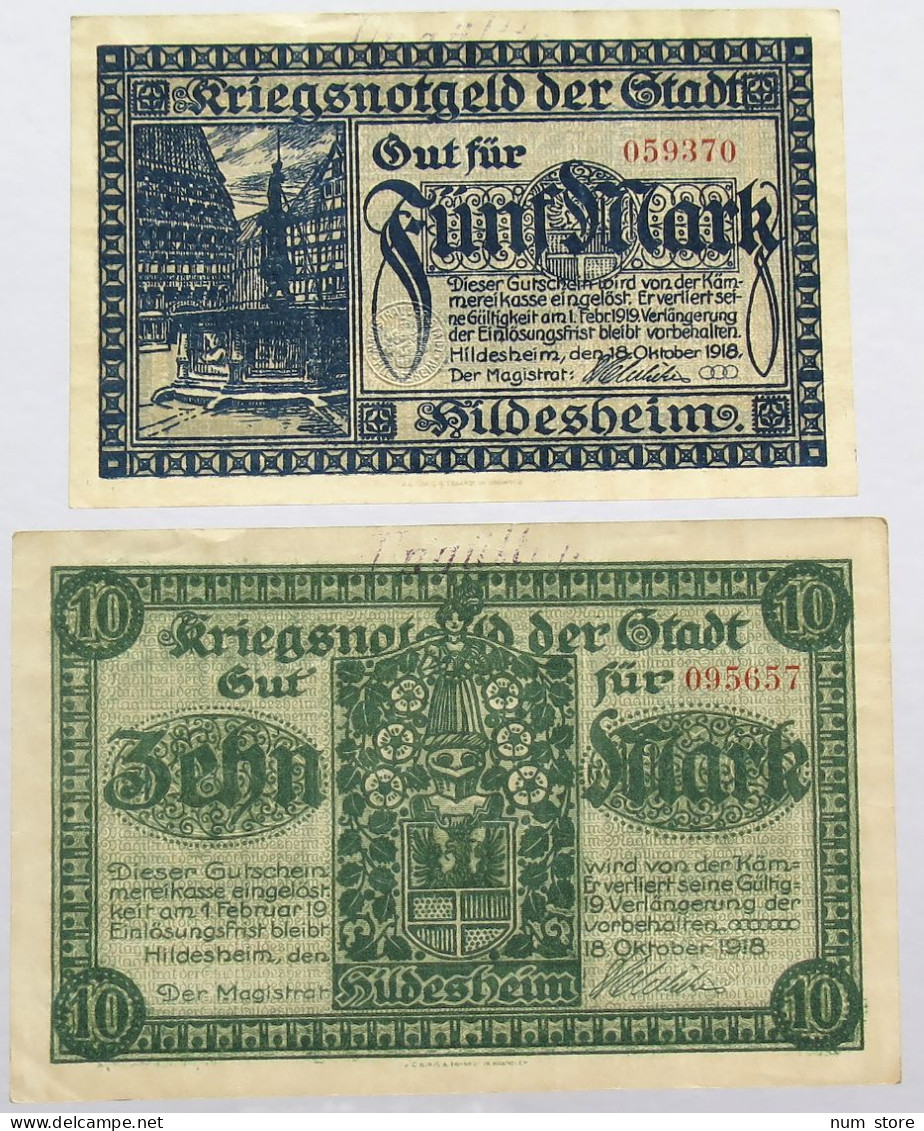 GERMANY NOTGELD LOT 500 MILLIARDEN, 1 BILLION HASLACH HAUSACH RARE #alb017 1009 - Andere & Zonder Classificatie