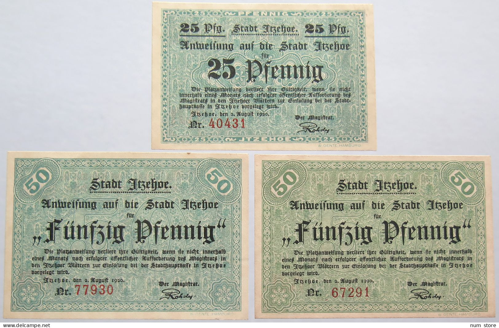 GERMANY NOTGELD ITZEHOE #alb011 0057 - Other & Unclassified