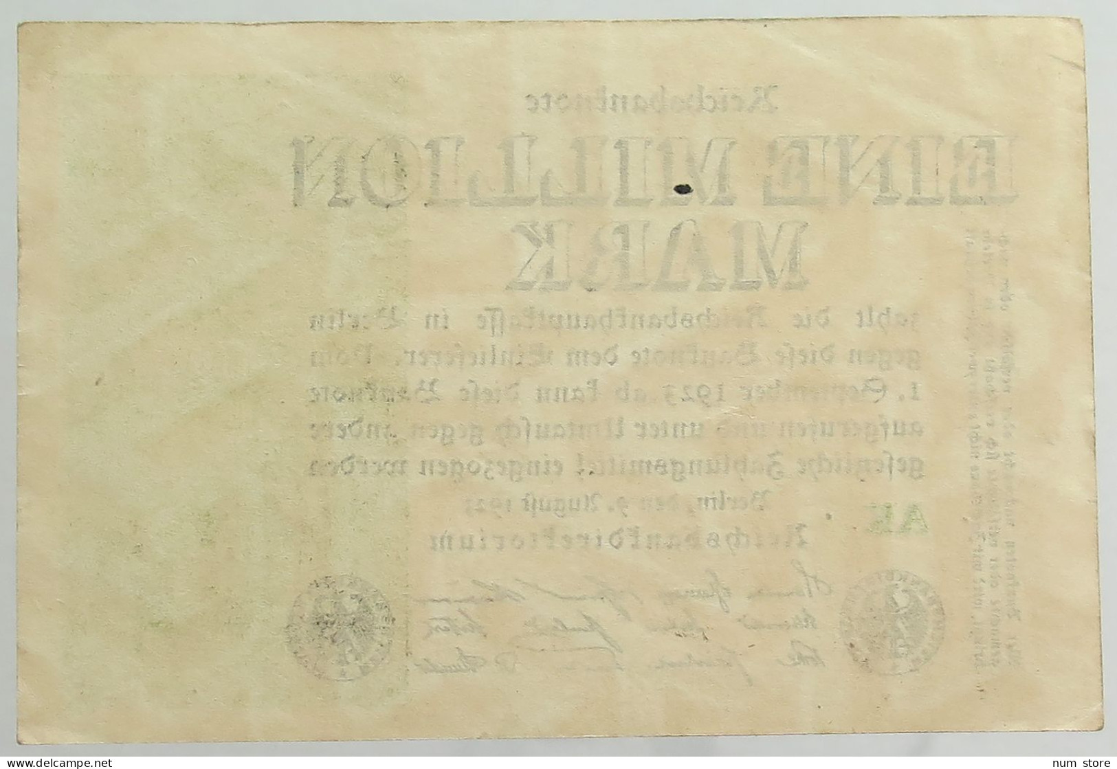 GERMANY MILLION MARK 1923 #alb066 0579 - Sonstige & Ohne Zuordnung