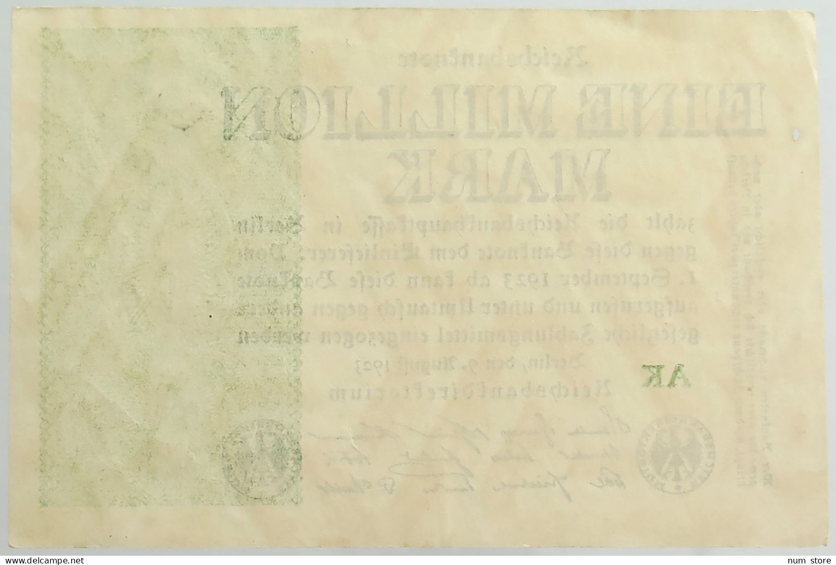 GERMANY MILLION 1923 #alb066 0547 - Otros & Sin Clasificación