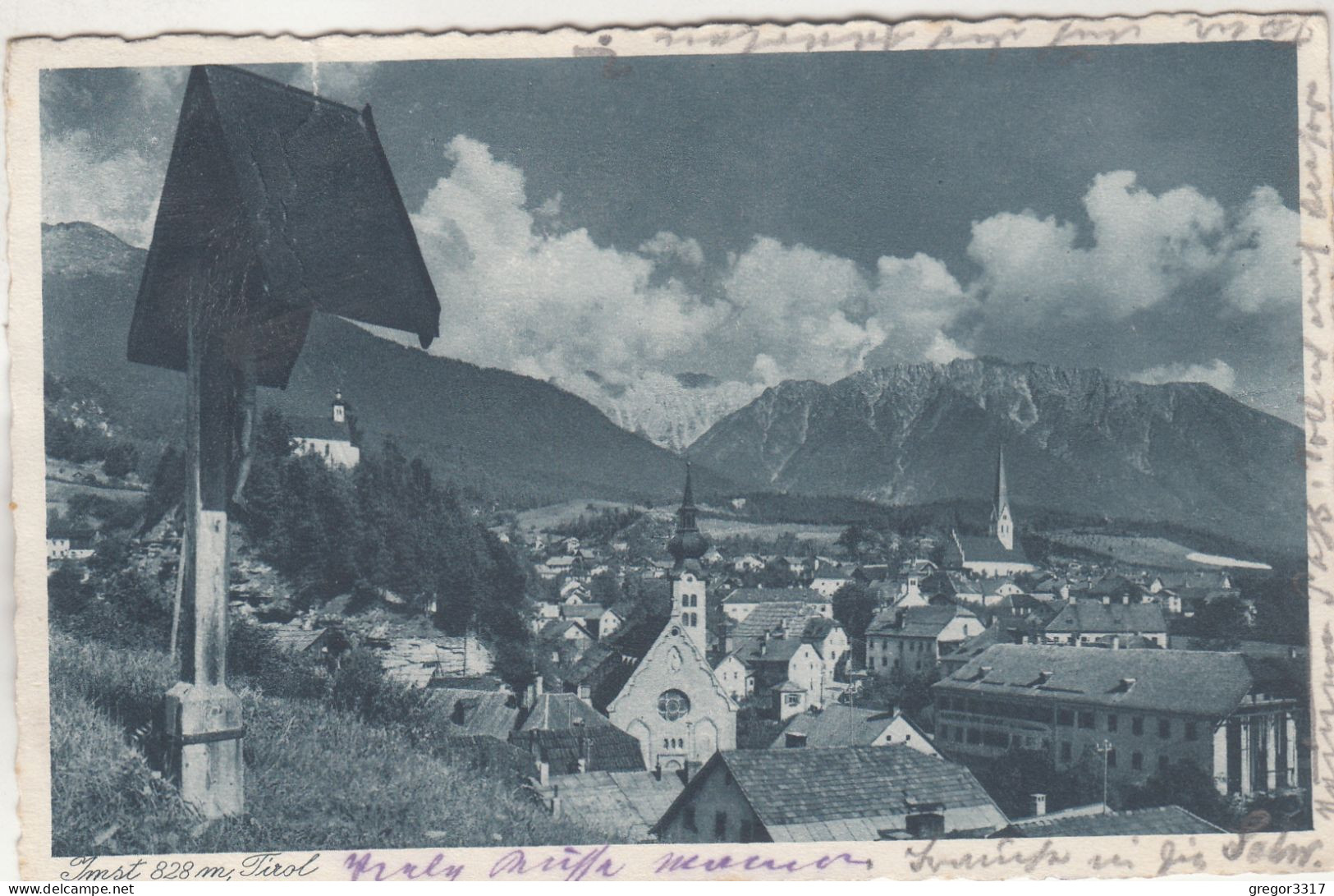 D7223) IMST - 828m - Tirol - Häuser Materl - Kirchen ALT - Imst