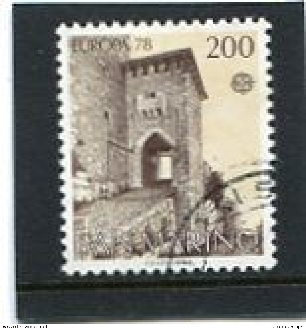 SAN MARINO - 1978  200 L   EUROPA  FINE USED - Gebruikt