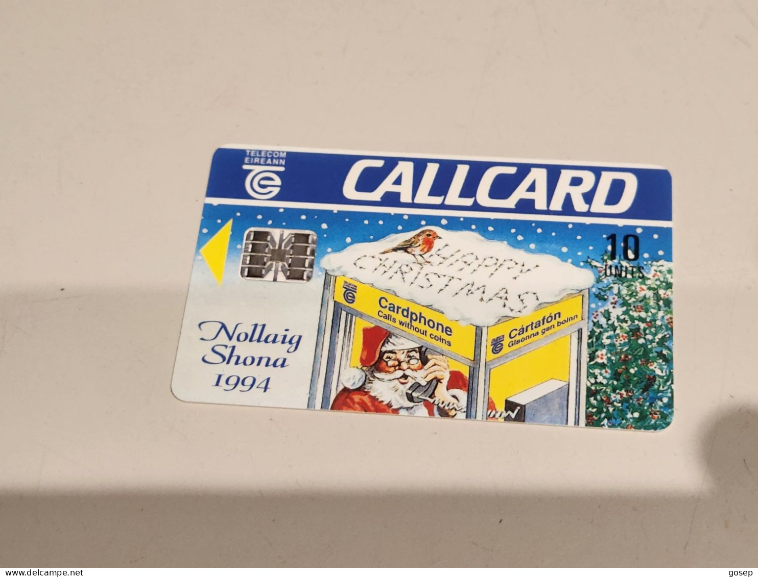 IRELAND-(IE-EIR-S-0020)-Christmas 94-(10)-(10units)-(12/1994)-used Card+1card Prepiad Free - Irland