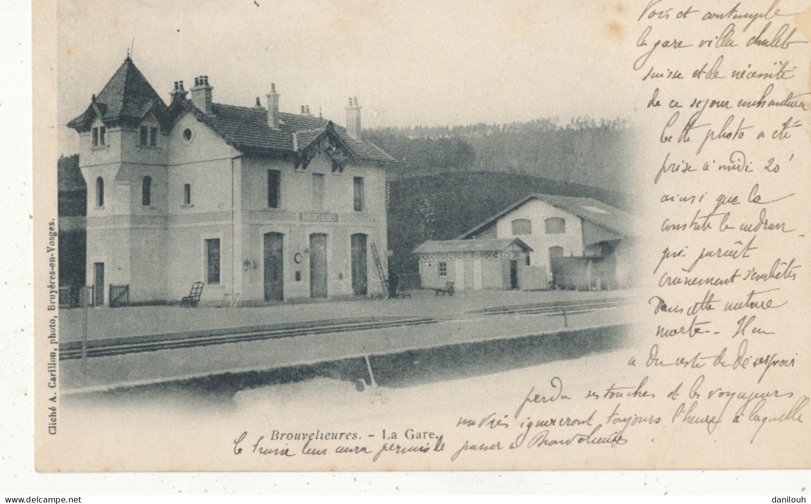 88 // BROUVELIEURES    La Gare   Edit Carillon - Brouvelieures