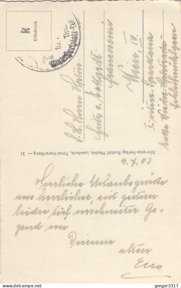 D7227) GALTÜR - Tirol - Vorarlberg - Schöne Alte Ansicht 1943 - Galtür
