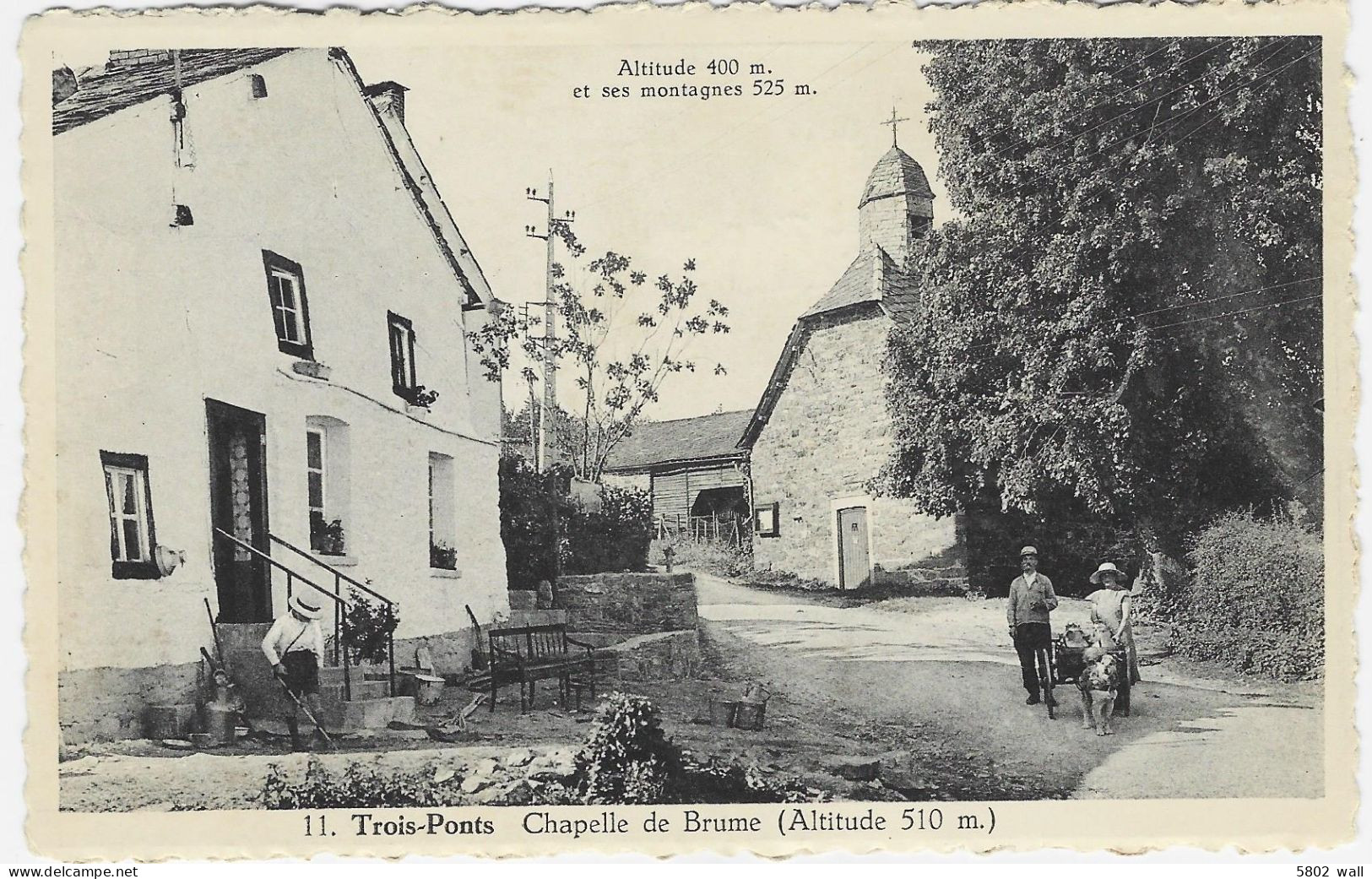 TROIS-PONTS : Chapelle De Brume (altitude 510 M.) - Trois-Ponts