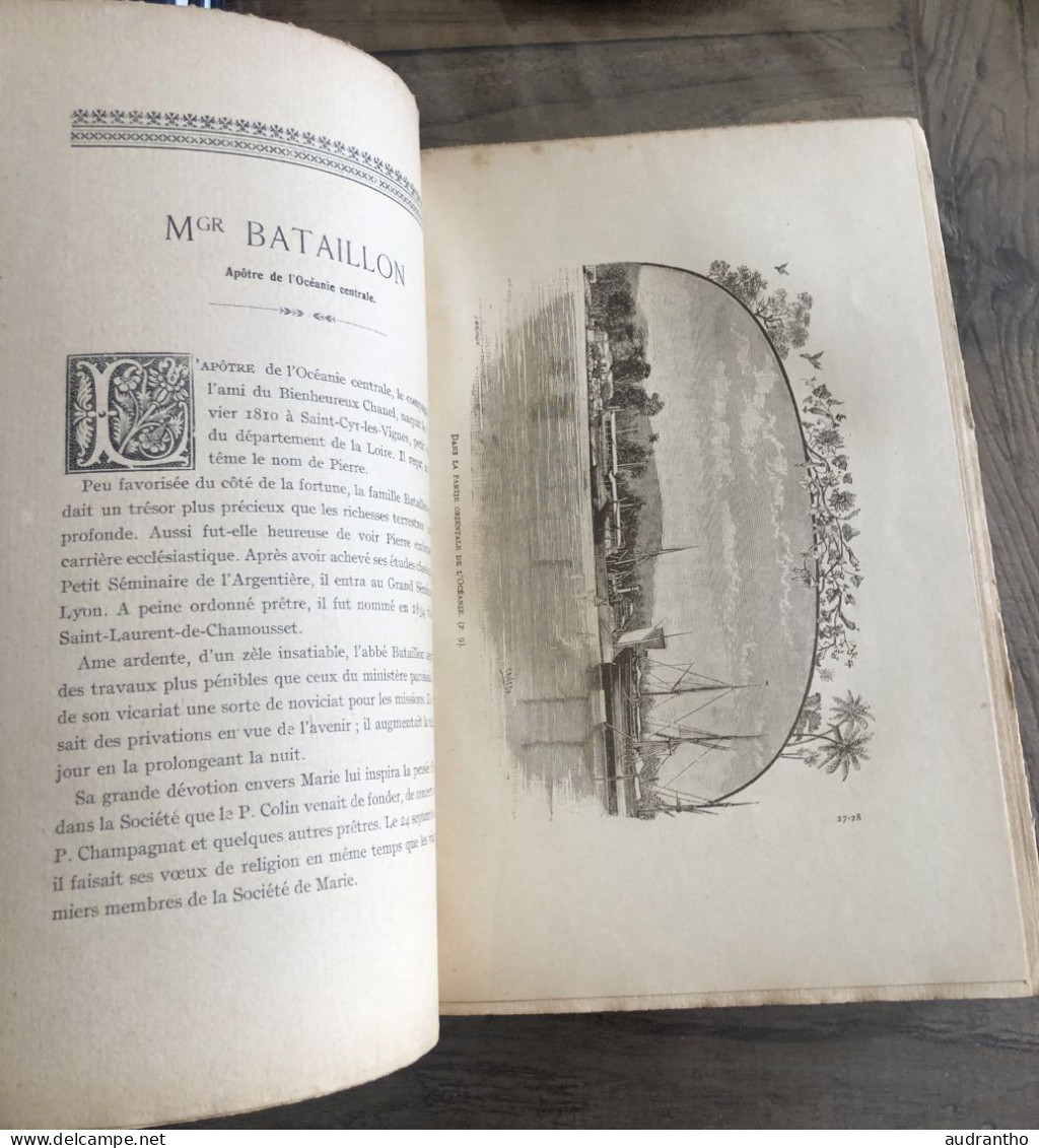 AU DELA DES MERS L'héroisme De La Vertu Dans Les îles De L'Océanie Récits Variés Marins Missionnaires Lille Grammont - Outre-Mer
