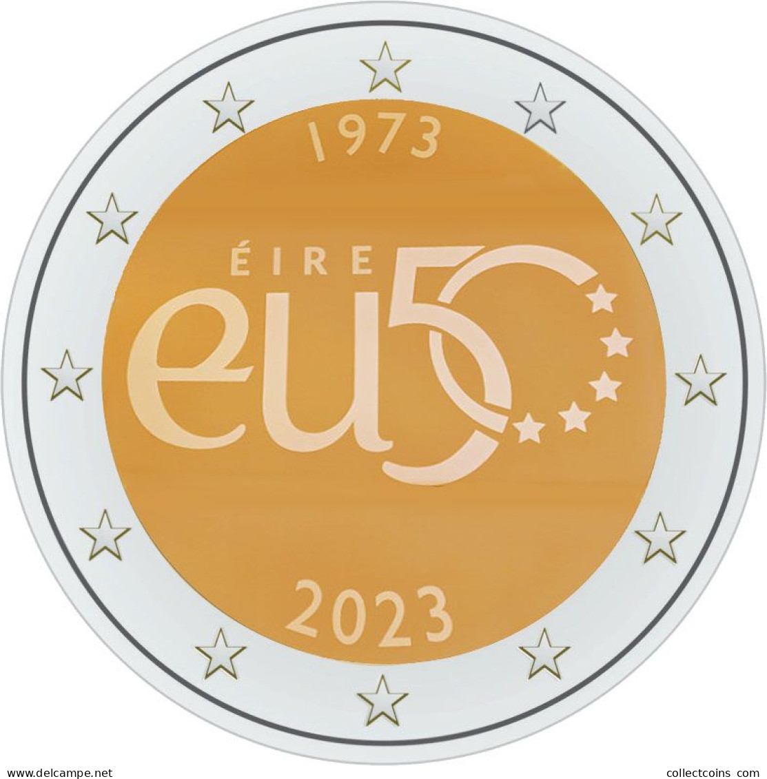 Ierland 2 Euro 2023 Toedreding EU UNC Munt Irland Irlanda Irlande - Irland