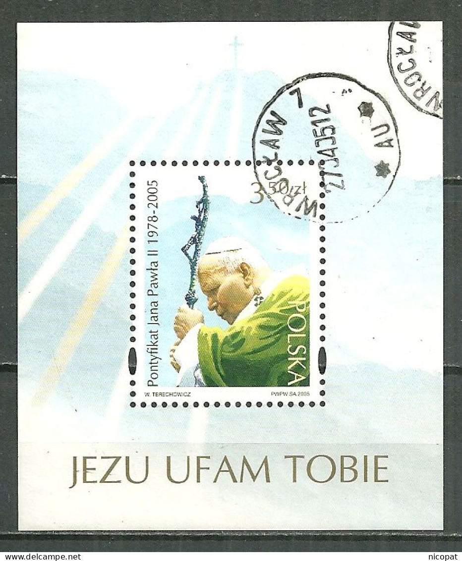 POLAND Oblitéré Bloc 166 PAPE JEAN PAUL II - Unused Stamps