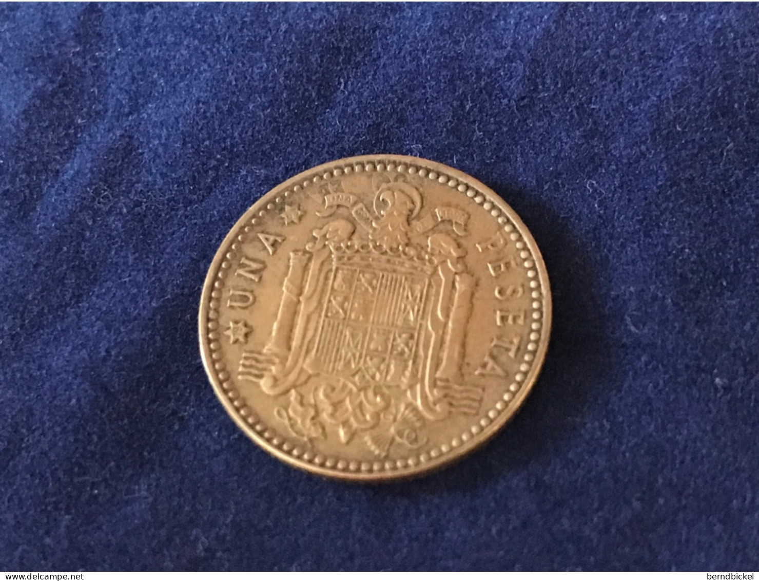 Münze Münzen Umlaufmünze Spanien 1 Peseta 1963 Im Stern 63 - 1 Peseta