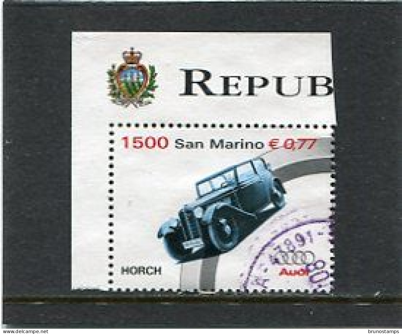 SAN MARINO - 1999   1500 L   HORCH  FINE USED - Used Stamps