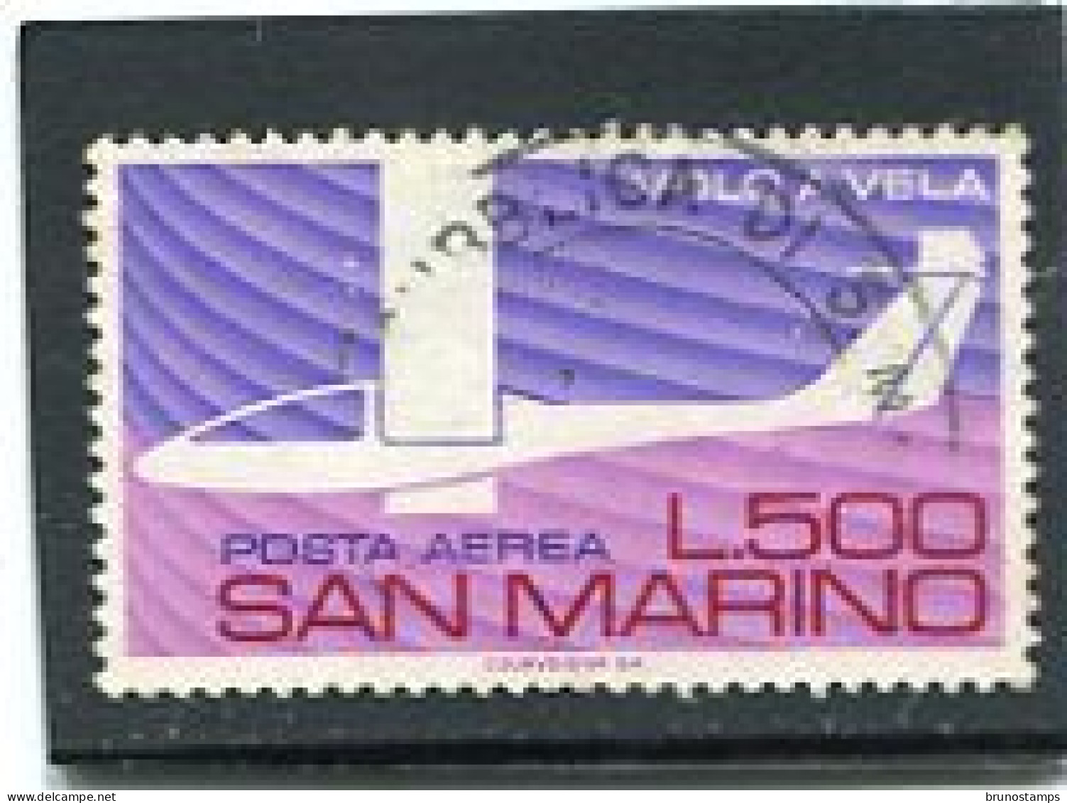 SAN MARINO - 1974   500 L   AIR MAIL  FINE USED - Used Stamps