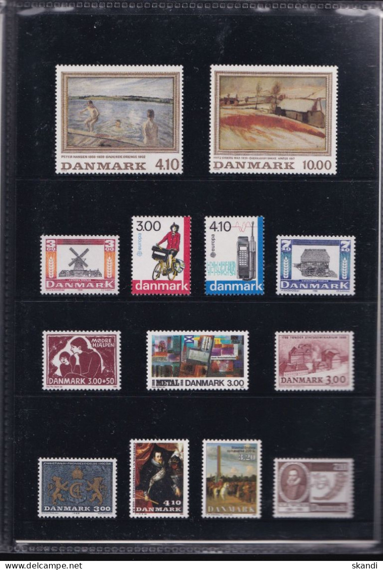 DÄNEMARK 1988 Mi-Nr. 905-933 Jahresmappe - Year Set ** MNH - Ganze Jahrgänge