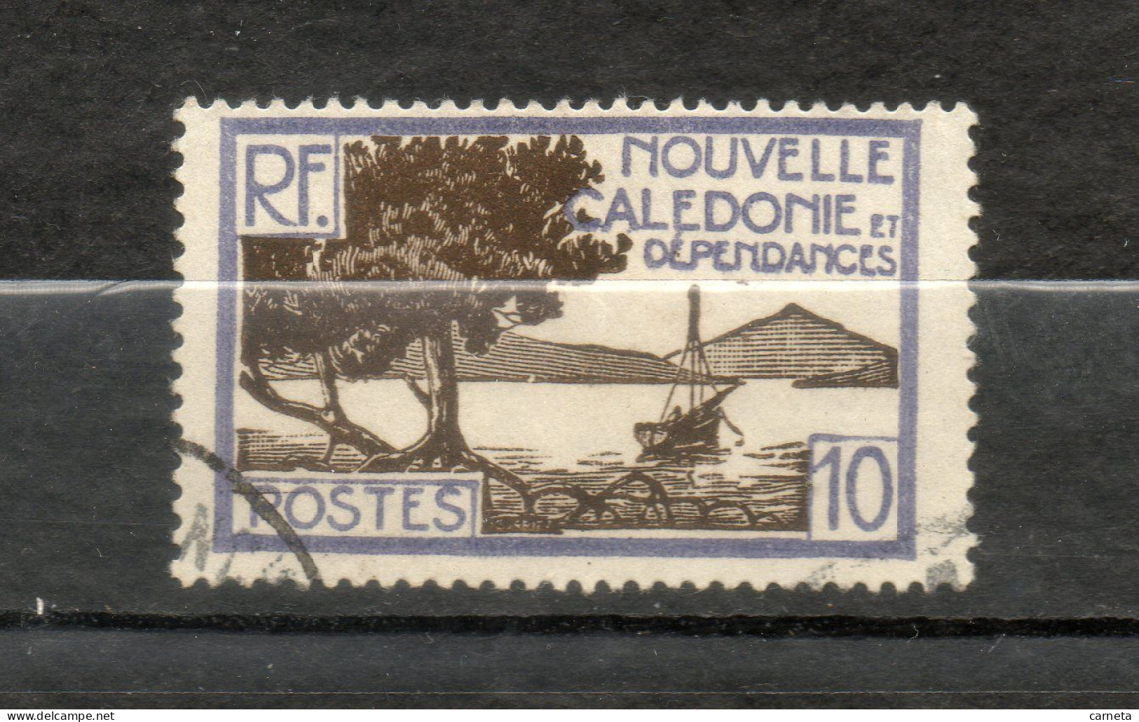 Nlle CALEDONIE N° 143  OBLITERE COTE 0.50€   BAIE BATEAUX - Oblitérés