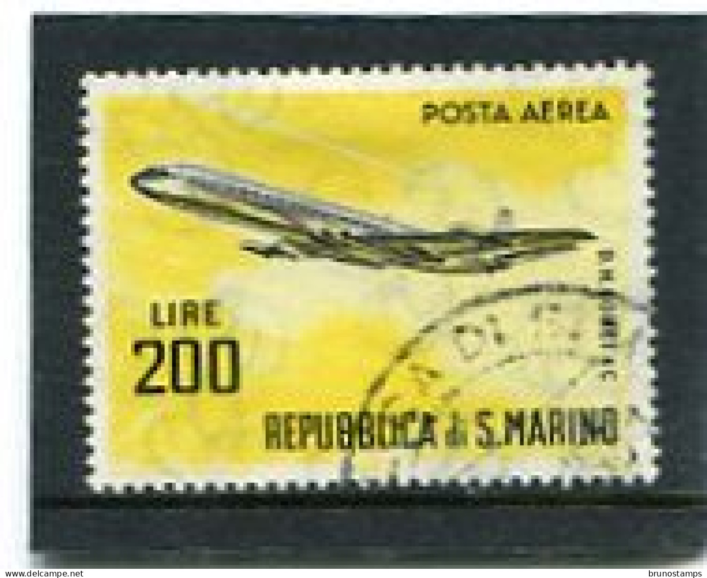 SAN MARINO - 1963  200 L   COMET 4C   FINE USED - Usados