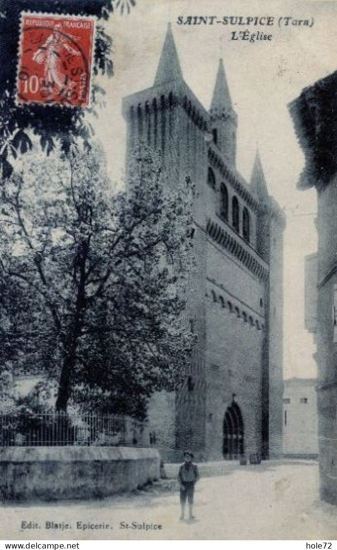 81 - Saint-Sulpice (Tarn) - L'Eglise - Saint Sulpice