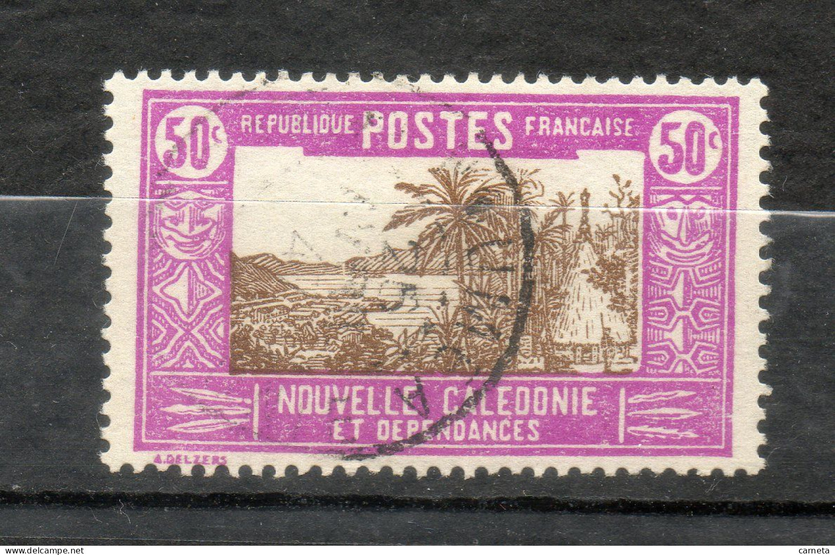 Nlle CALEDONIE N° 150  OBLITERE COTE 1.25€   CASE PAYSAGE - Usados